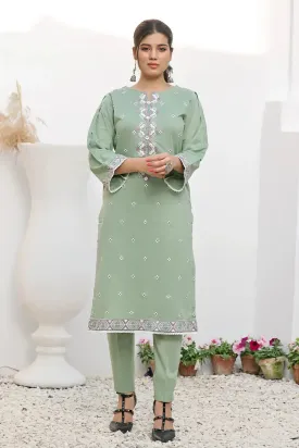 2PC Stitched Embroidered Lawn Shirt and Trouser KST-2522