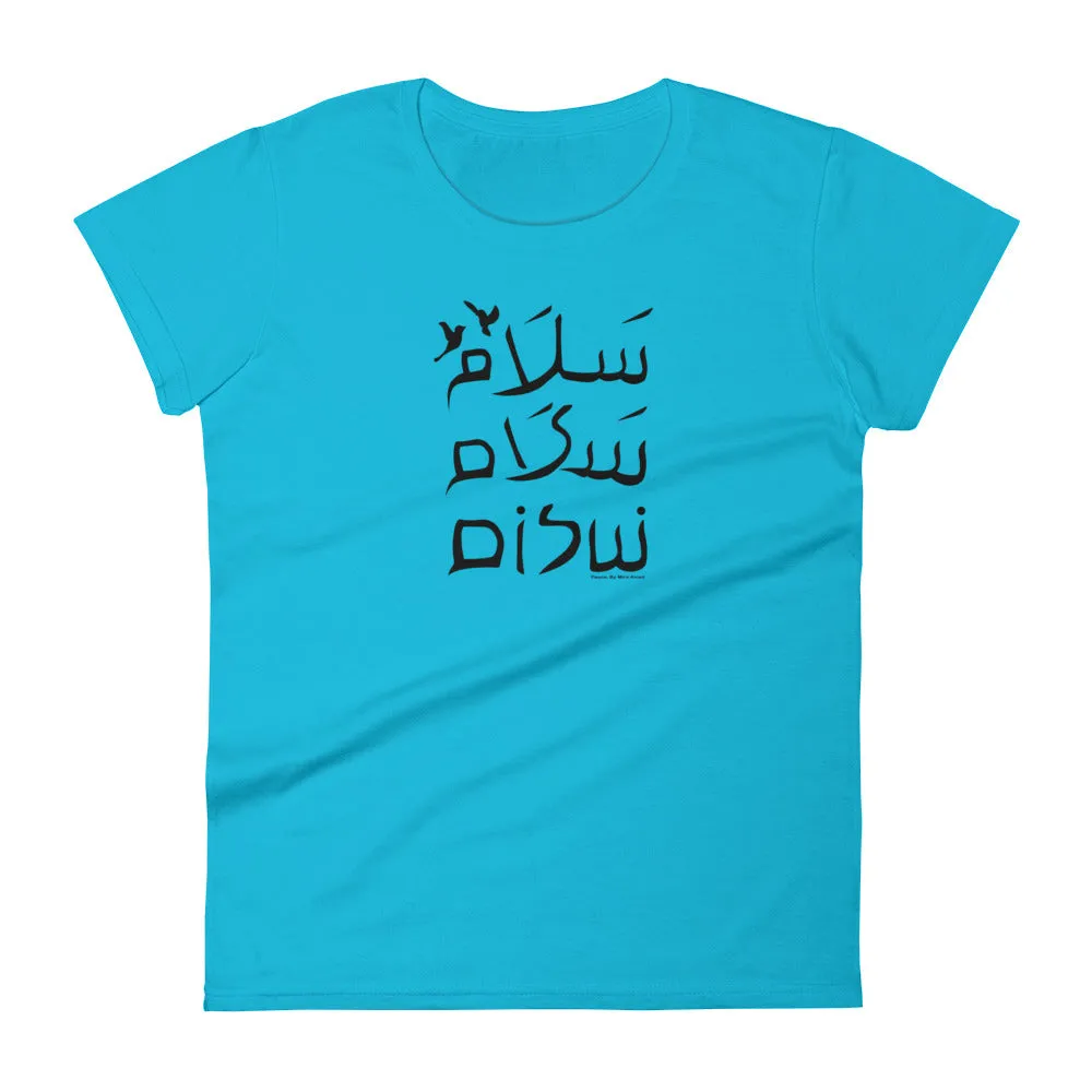 3Peace - Women Slim Fit, Short Sleeve T-shirt, All colours