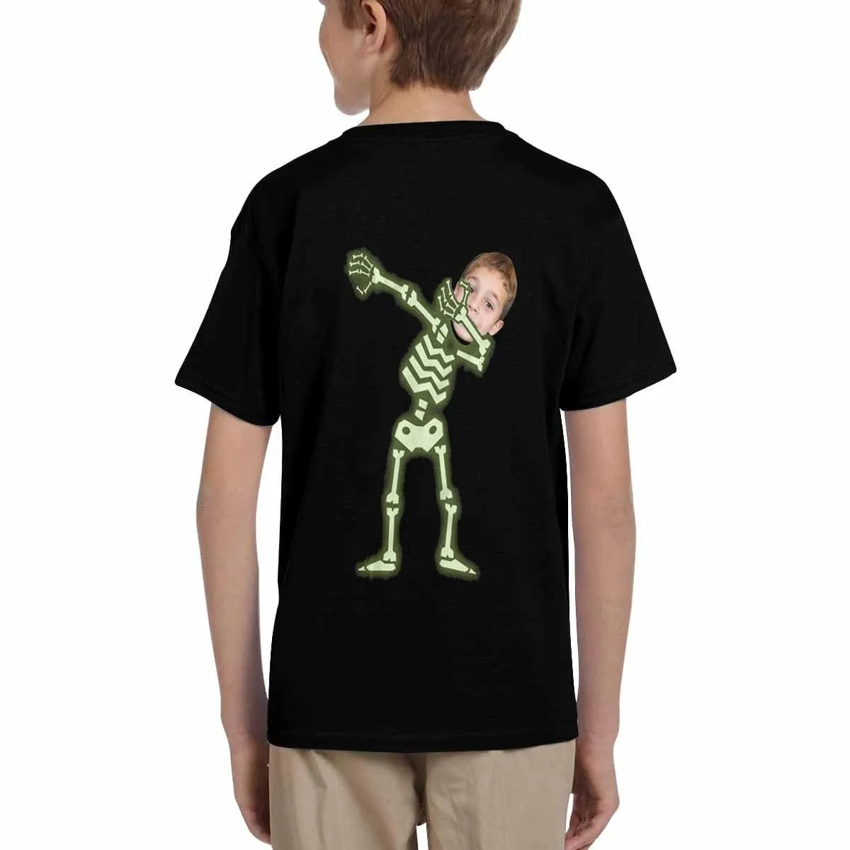 #6-15Y Custom Face Halloween Kid's All Over Print T-shirt
