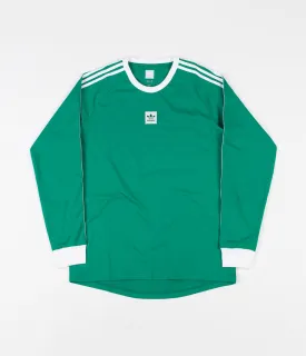 Adidas Cali BB Long Sleeve T-Shirt - Bold Green / White