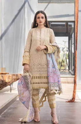 Al Zohaib Textile - MEL 22 6B Mahiymaan Luxury Lawn Eid Edition