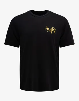 Amiri Black Crystal Champagne T-Shirt