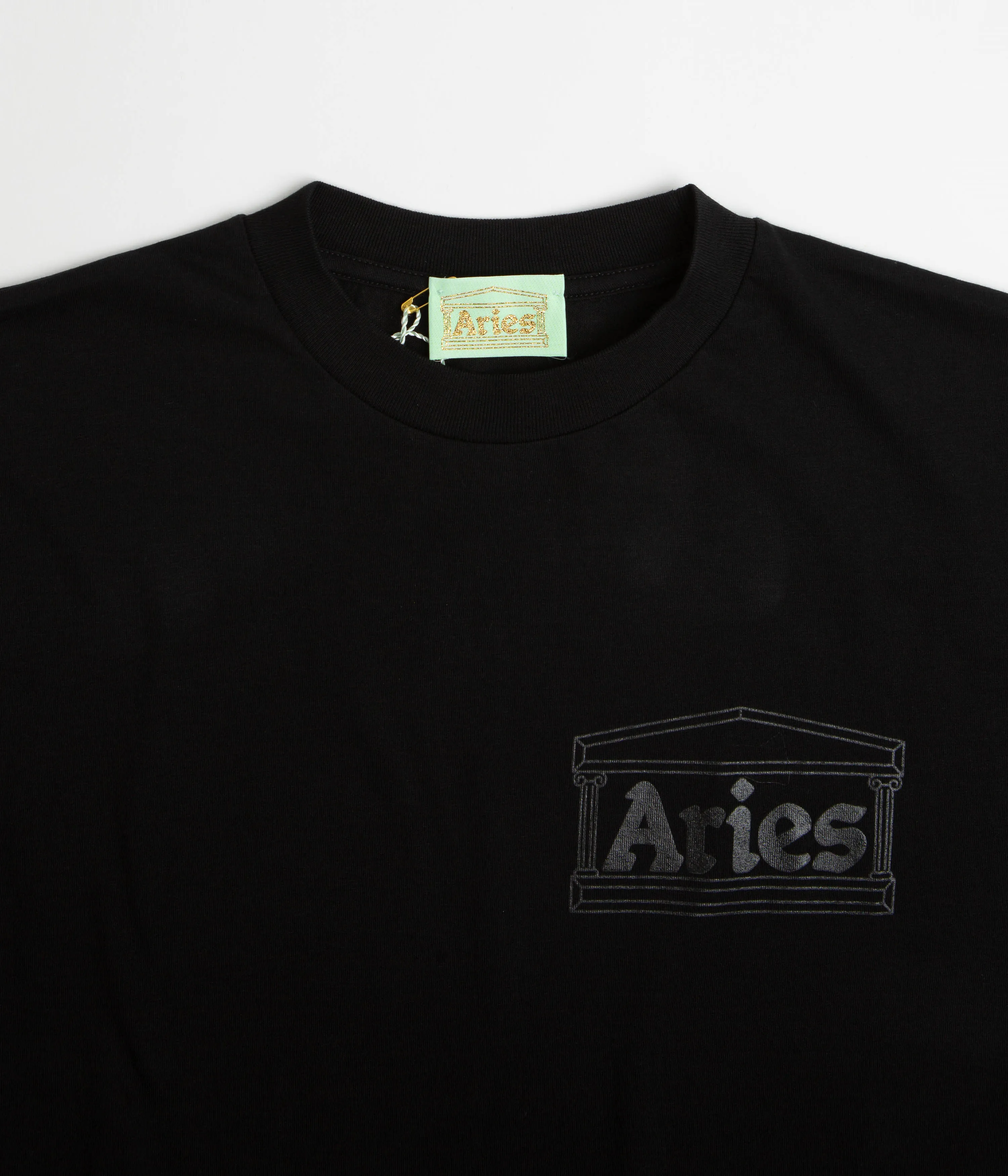 Aries Temple T-Shirt - Black