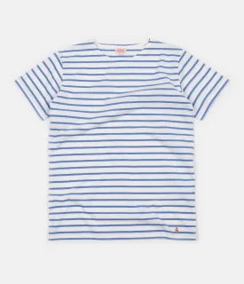 Armor Lux Breton Sailor Striped T-Shirt - Milk / Blue