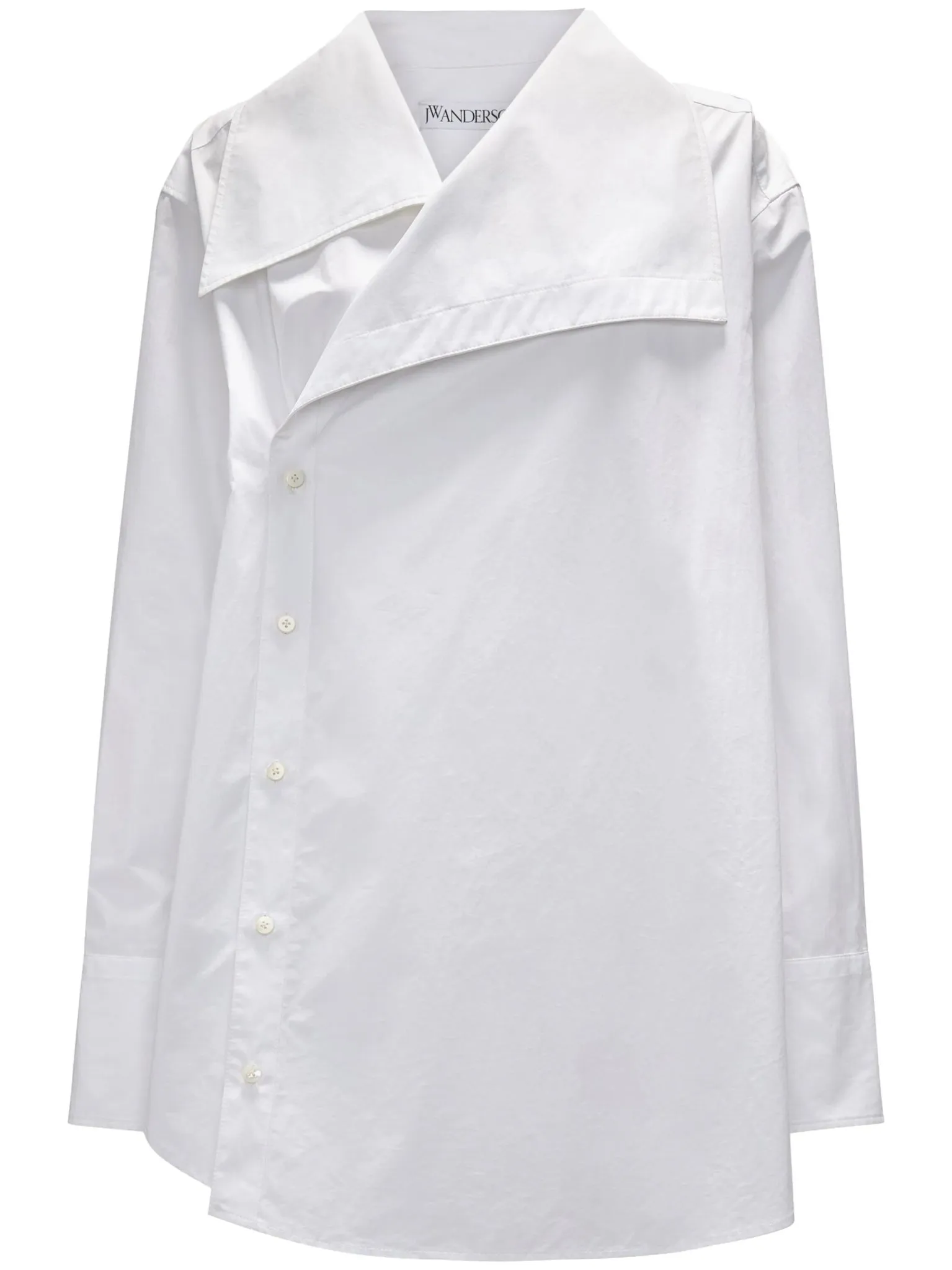 asymmetric long-sleeve shirt