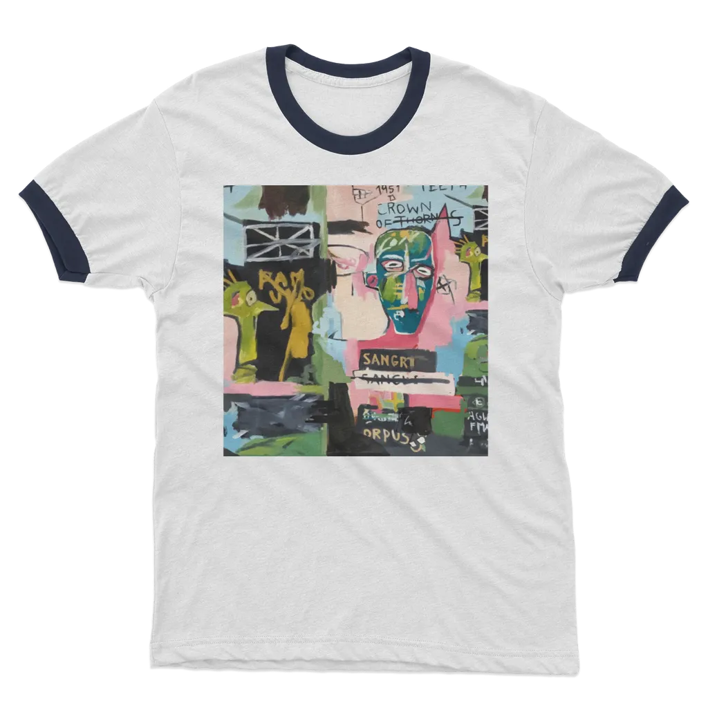 Basquiat Adult Ringer T-Shirt