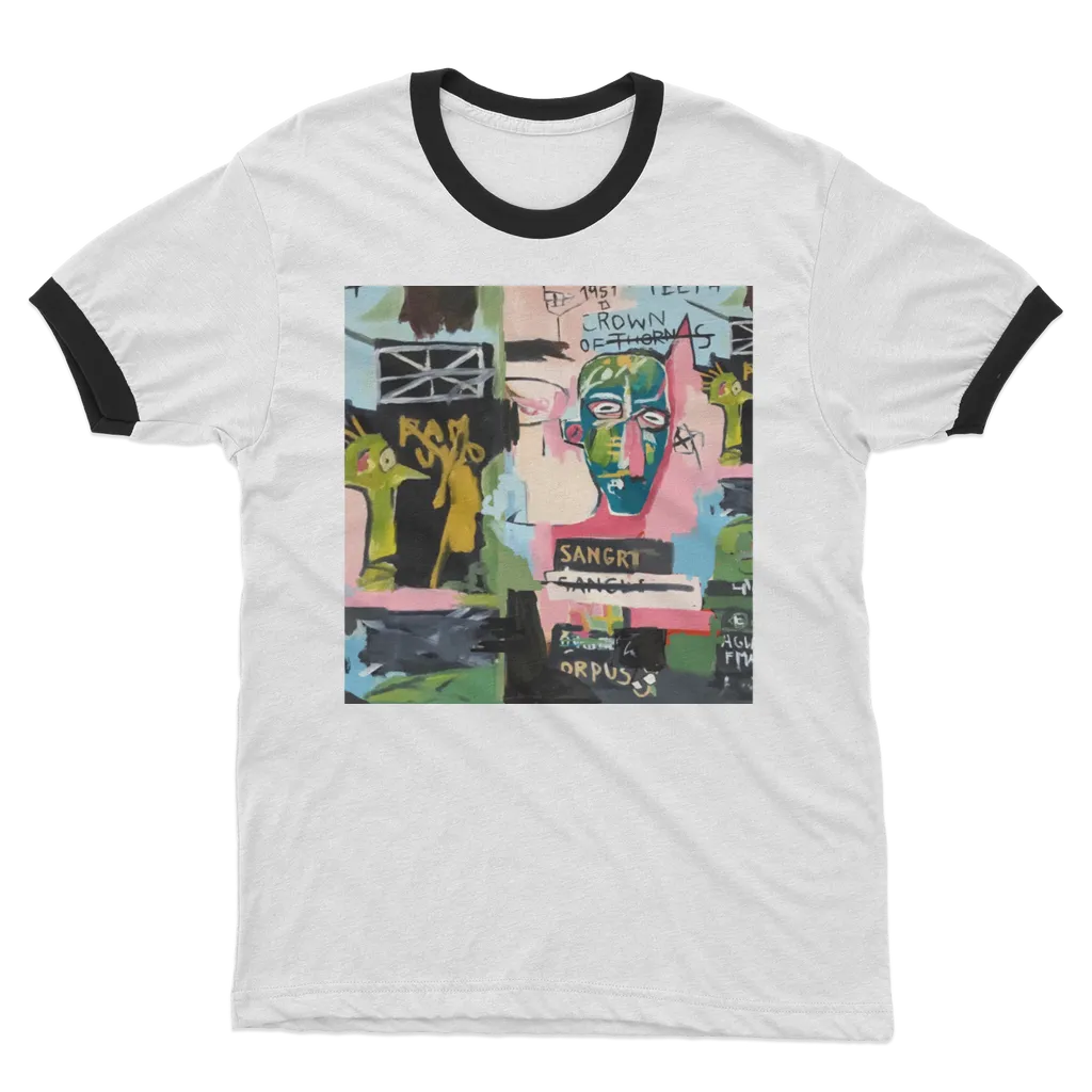 Basquiat Adult Ringer T-Shirt