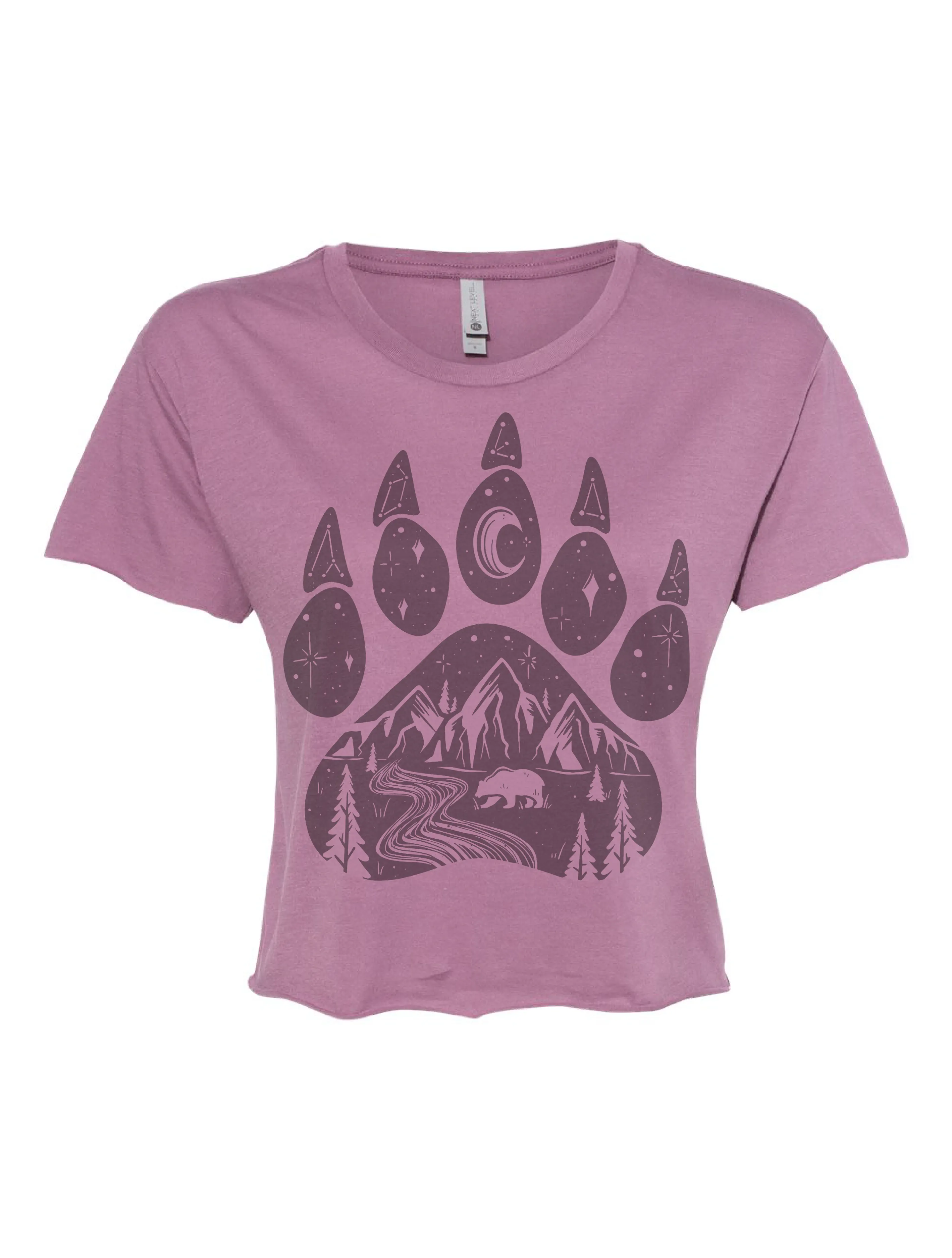 Bear Paw · Tonal · Cropped T-Shirt