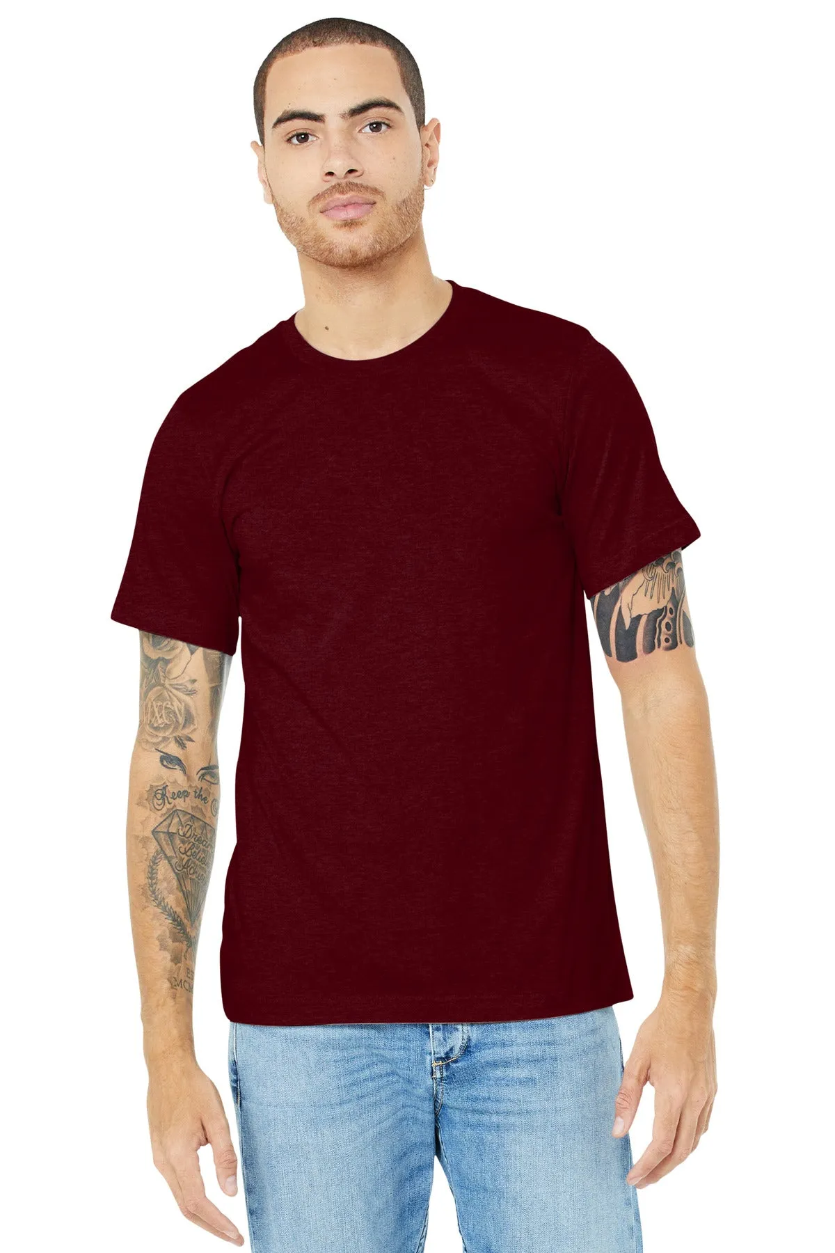 BELLA CANVAS ® Unisex Heather CVC Short Sleeve Tee. BC3001CVC