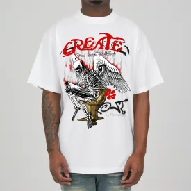 Book Of Dead Tee White/Red