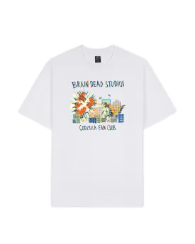 Brain Dead x Godzilla Fan Club T-shirt - White