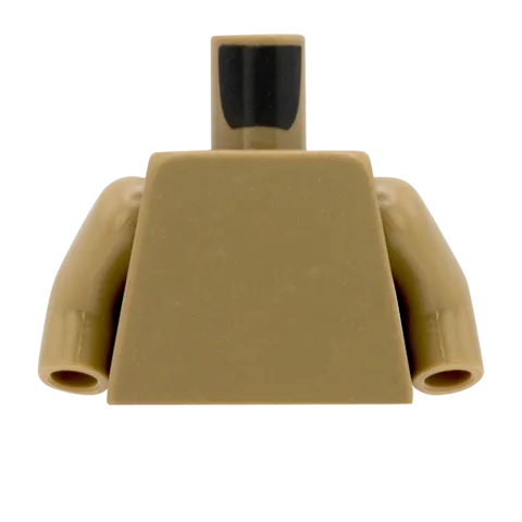 Breast Pockets Open Jacket over T Shirt - Custom Design Minifigure Torso