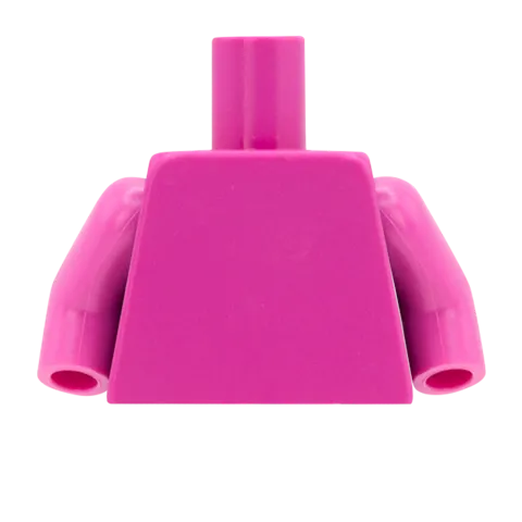 Breast Pockets Open Jacket over T Shirt - Custom Design Minifigure Torso