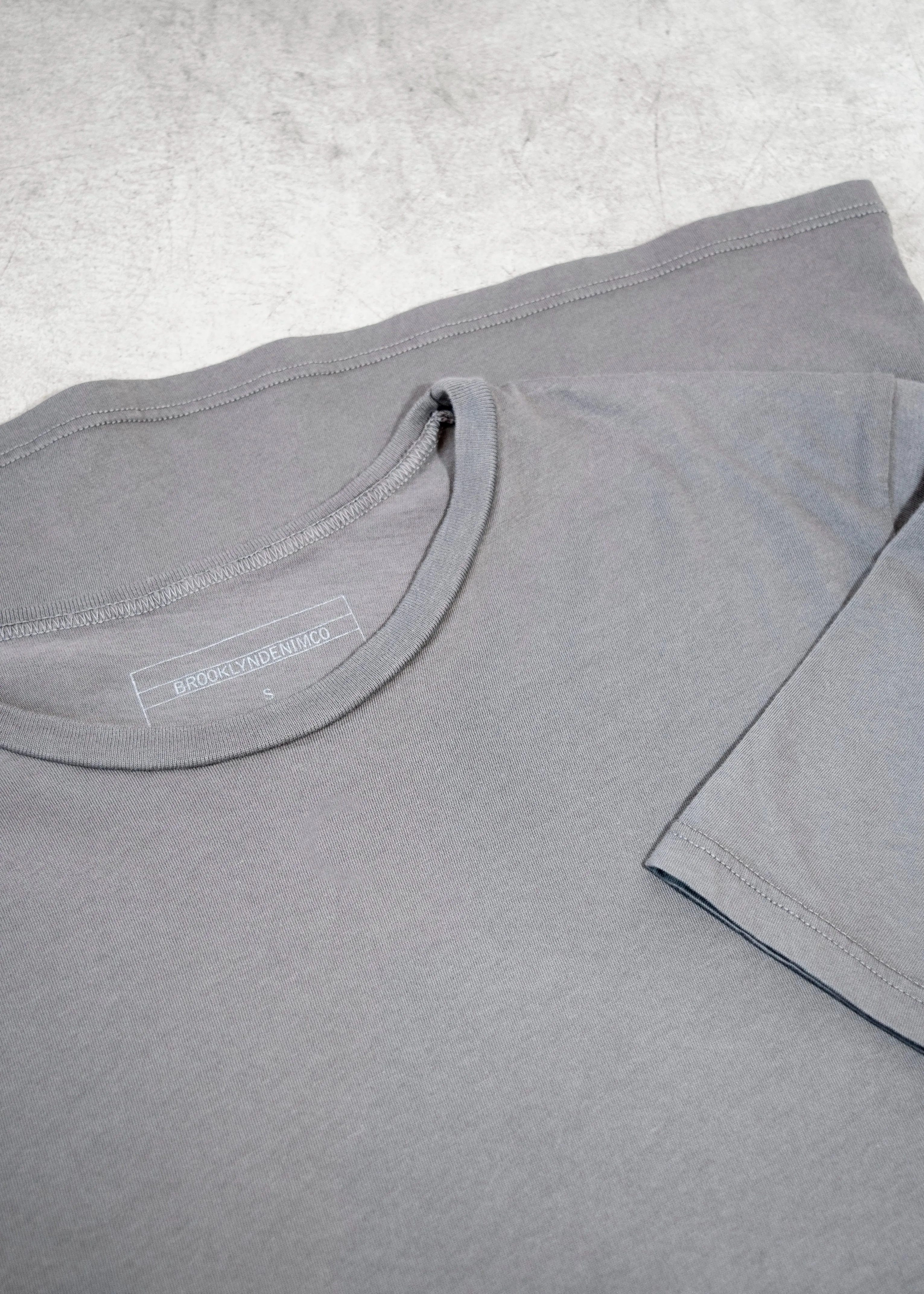 Brooklyn Denim Co. Organic Cotton Tee - Charcoal