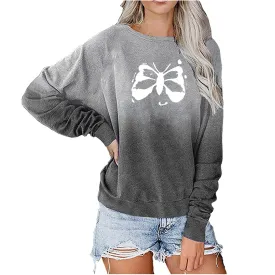 Butterfly Print T-Shirt Women Wholesale