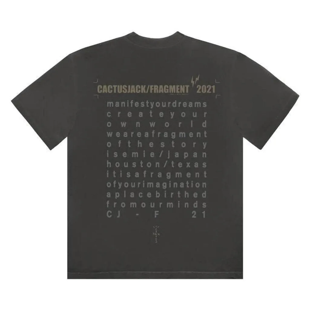 Cactus Jack by Travis Scott x KAWS For Fragment 'Create' T-Shirt