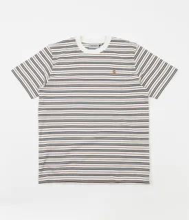 Carhartt Akron T-Shirt - Akron Stripe / Wax