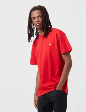 Carhartt-WIP Chase T-Shirt - Etna Red