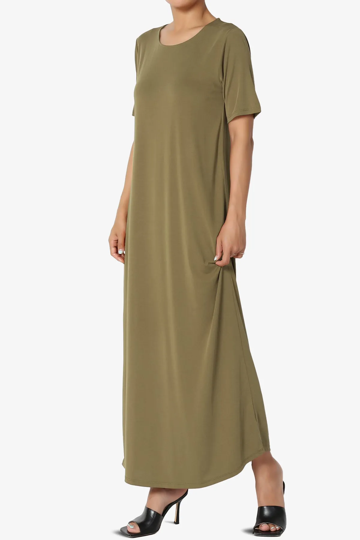 Clearer Modal Maxi T-Shirt Dress PLUS