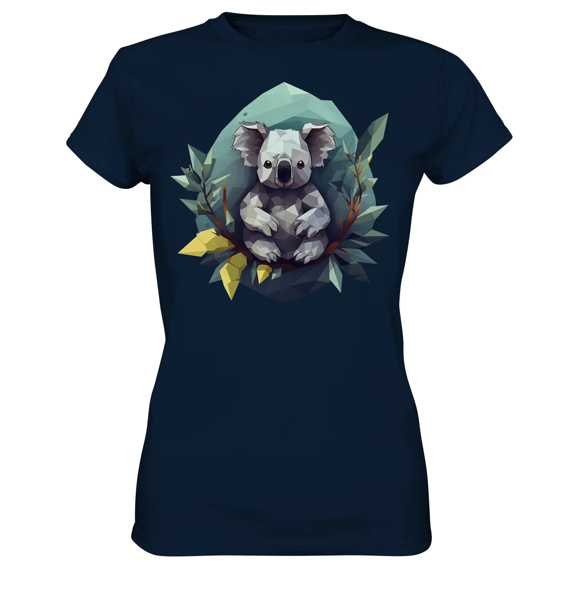 Damen T-Shirt mit Koala "Polygon Koala"