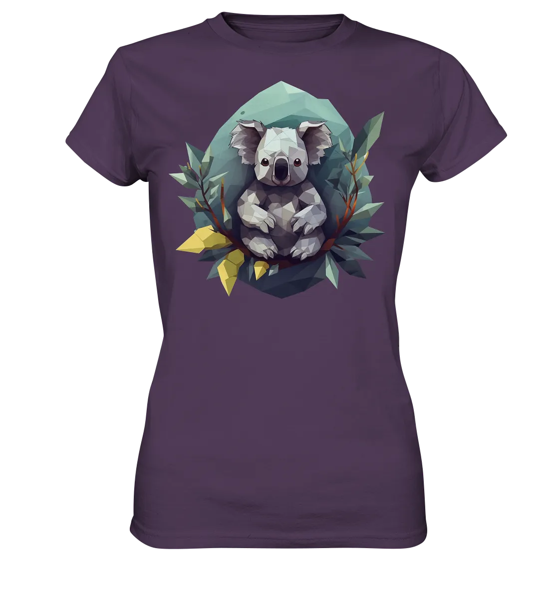 Damen T-Shirt mit Koala "Polygon Koala"