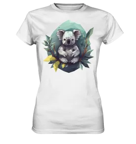 Damen T-Shirt mit Koala "Polygon Koala"