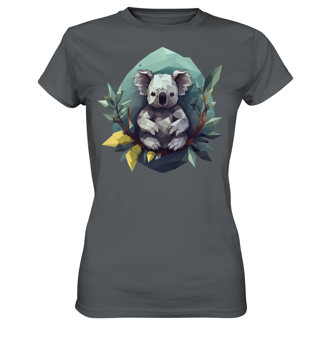 Damen T-Shirt mit Koala "Polygon Koala"