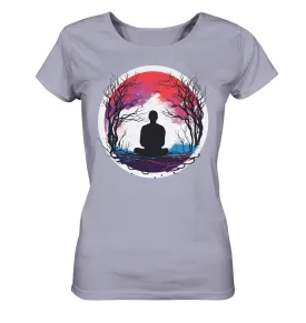 Damen T-Shirt mit Mental Health Motiv "Abendrot"