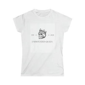 Defeated Queen 22 Women's Softstyle White T-Shirt