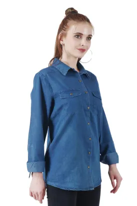 Denim Long Shirt