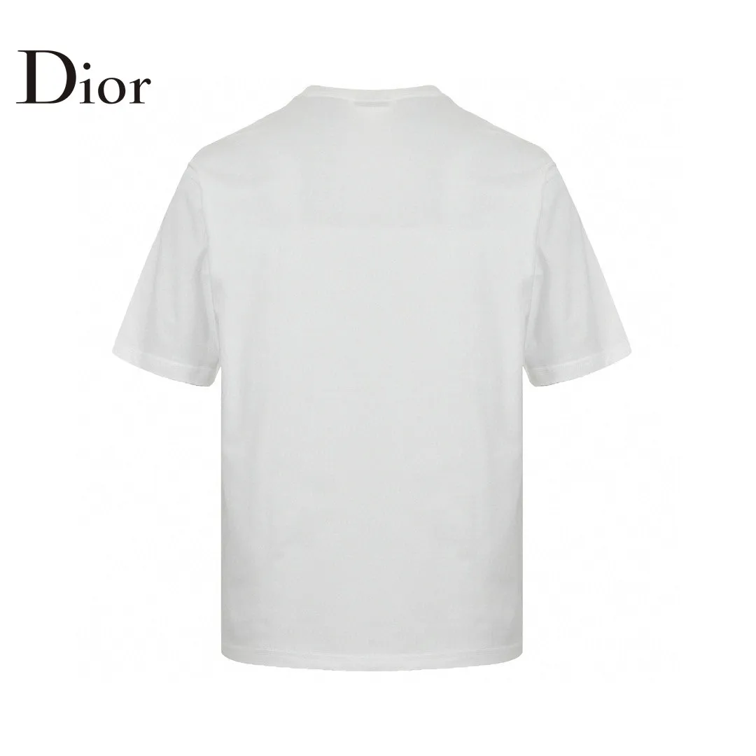 Dior Dripping Logo T-Shirt (White)