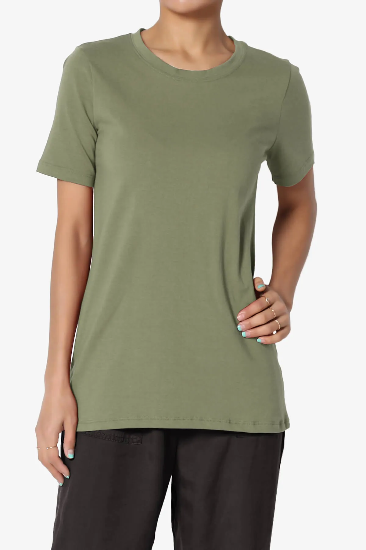 Elora Crew Neck Short Sleeve T-Shirt