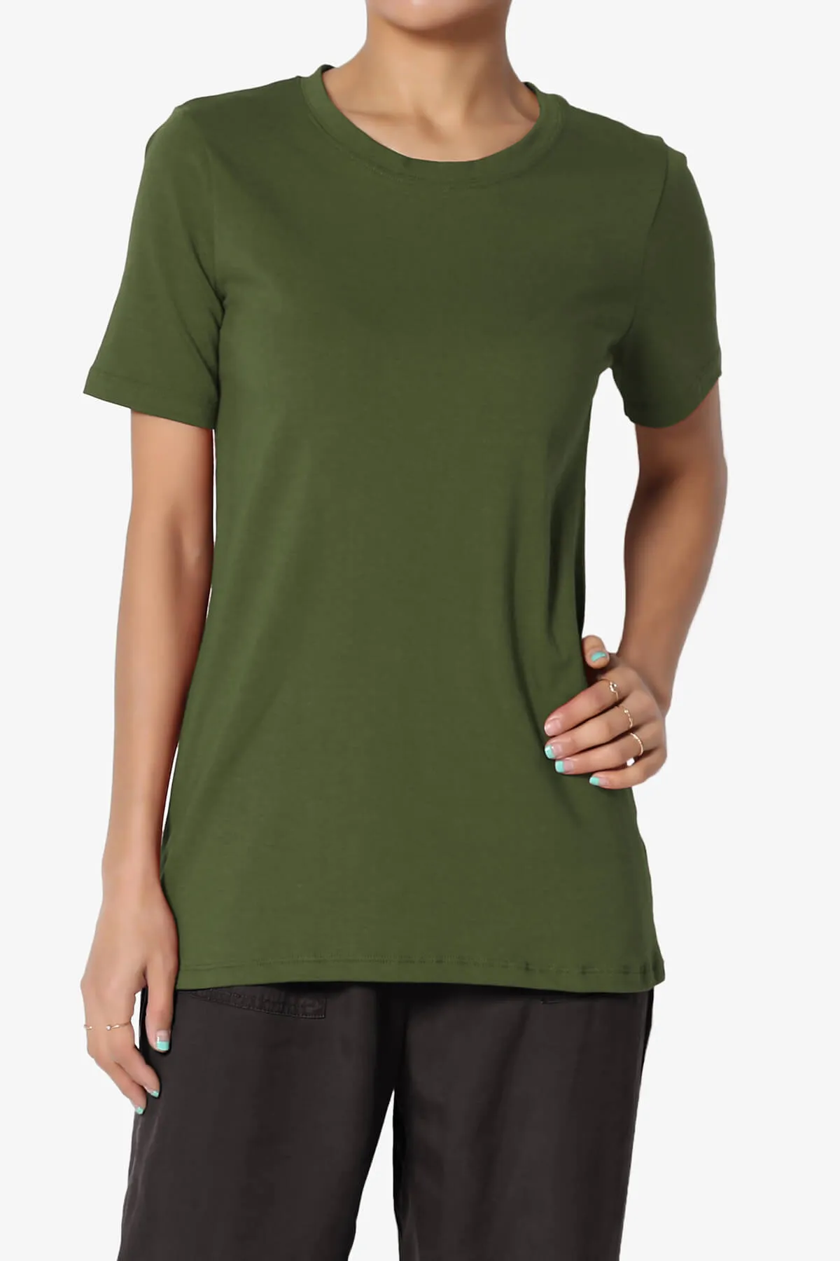 Elora Crew Neck Short Sleeve T-Shirt