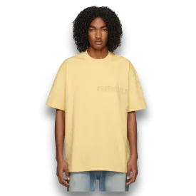 Essentials Short Sleeve Cotton T-Shirt Yellow