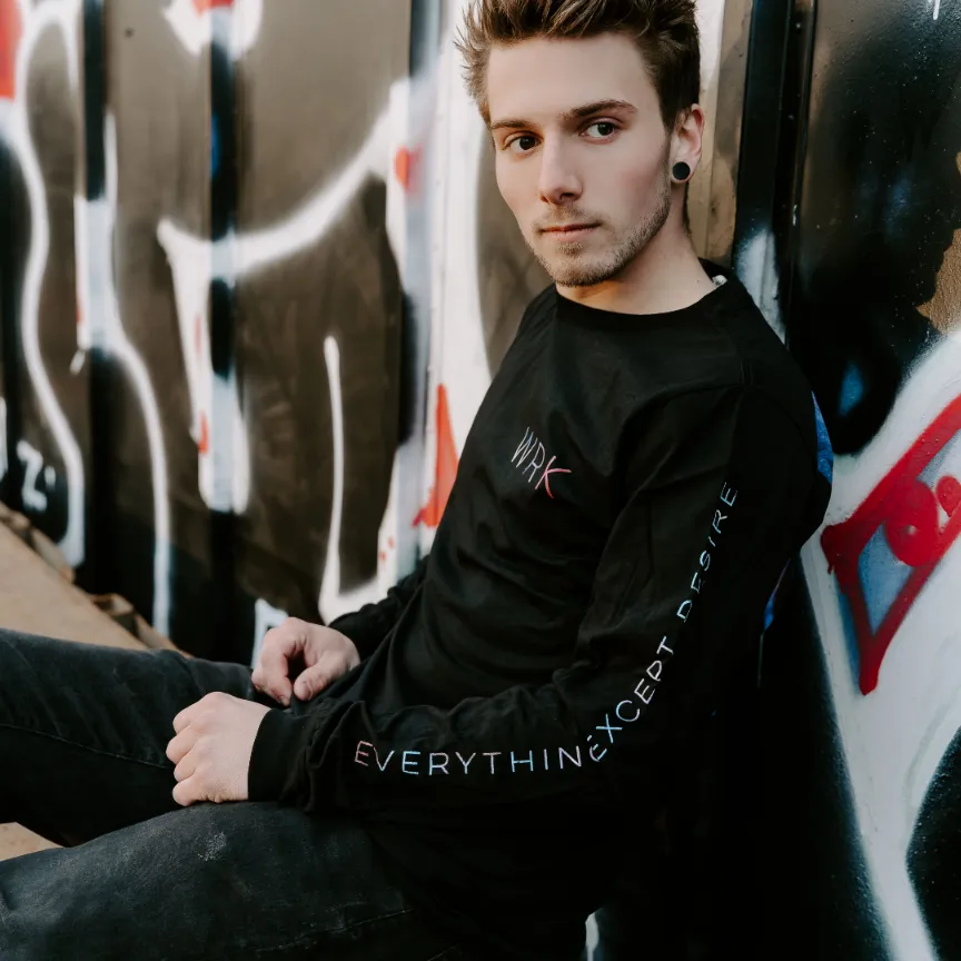 Everything Except Desire • Black • Long-Sleeve T-Shirt