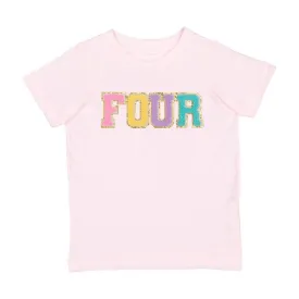 Fourth Birthday Patch Kids Shirt