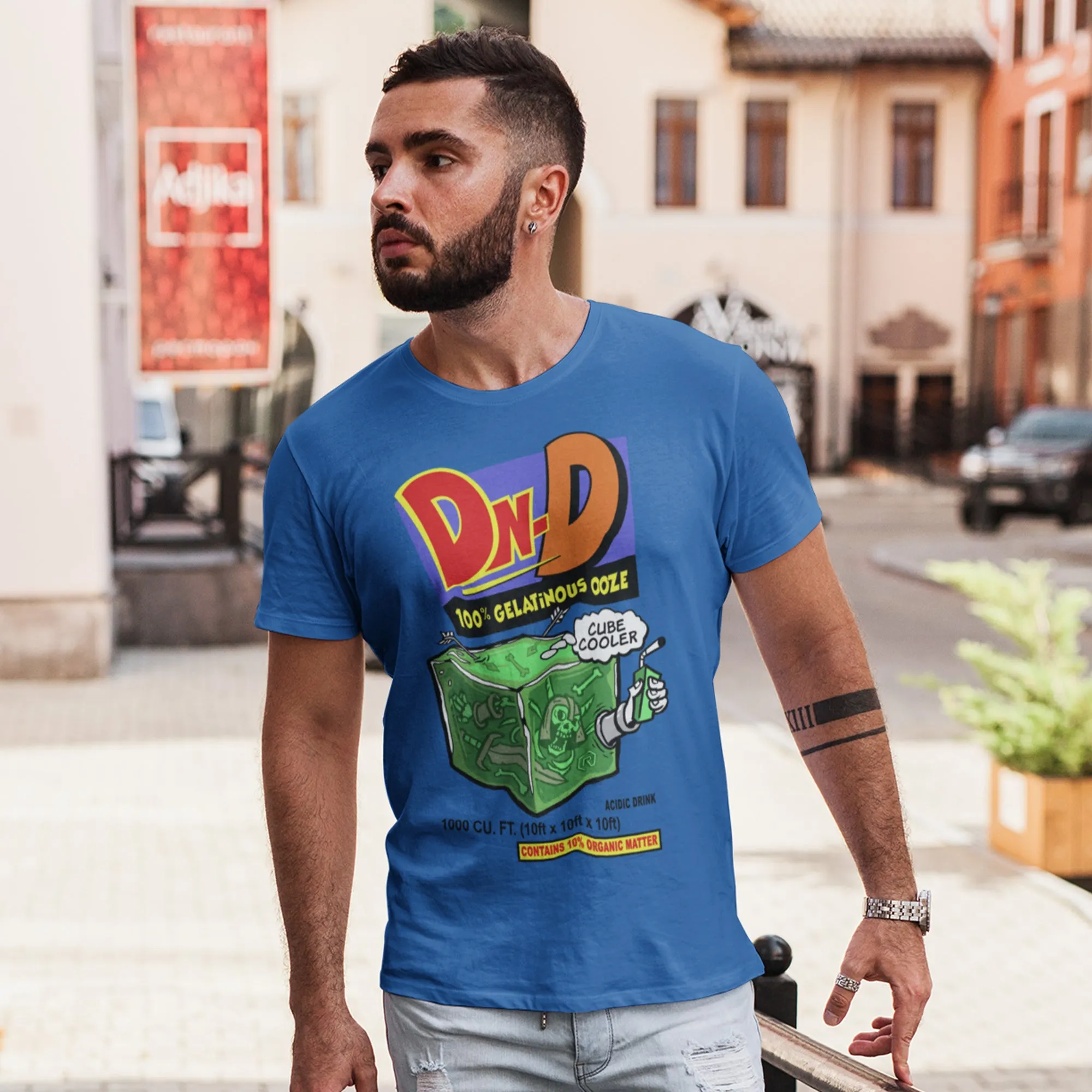 Gelatinous Cubic Cooler Slim Fit T-Shirt