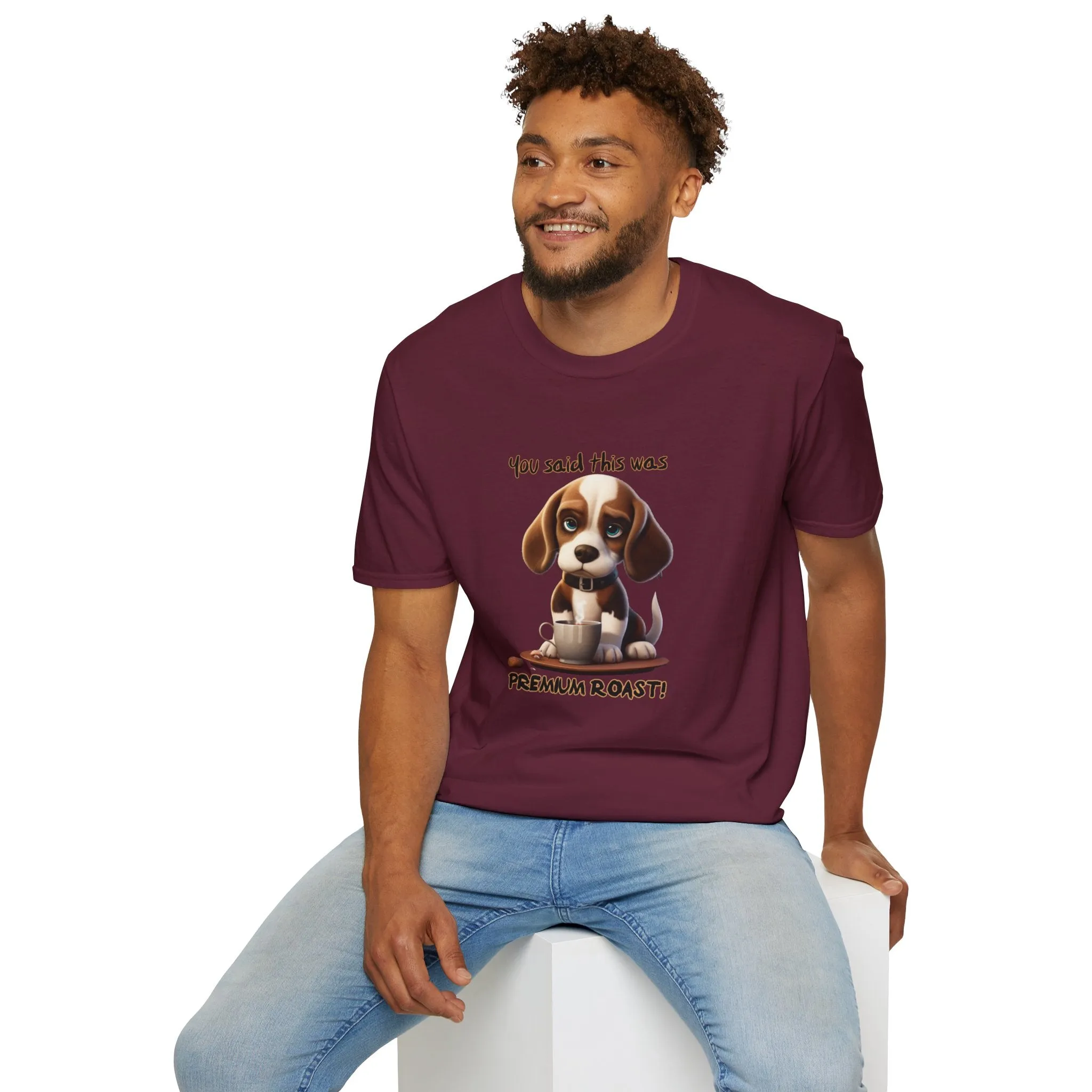 Grumpy Dog Unisex Softstyle T-Shirt