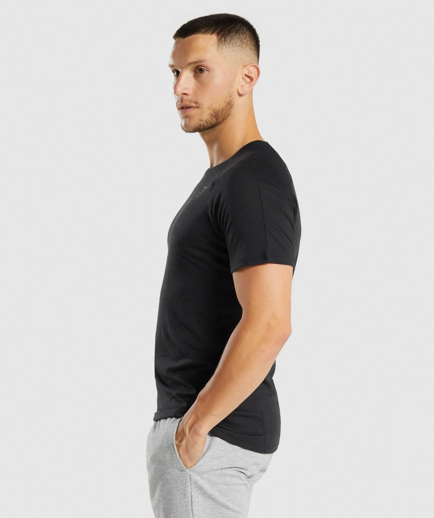 Gymshark Hyper Power T-Shirt - Black