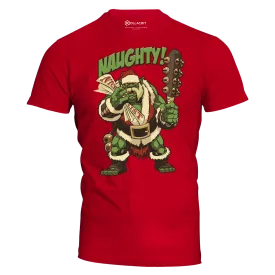 Holiday Naughty Ogre Slim Fit T-Shirt