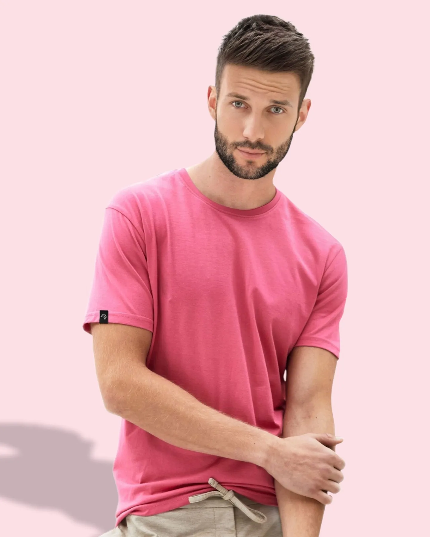 JAN 8008 ― Herren Bio-Baumwolle T-Shirt - Hell Gelb