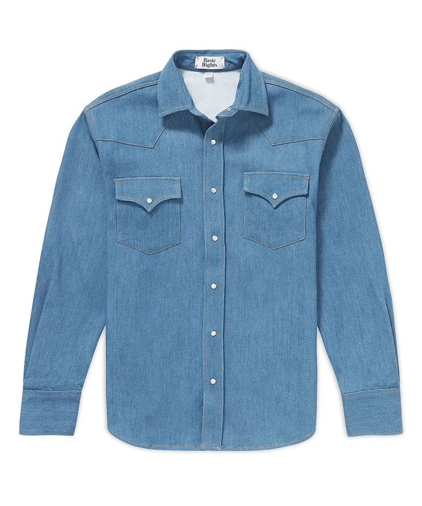 Long Sleeve Western Shirt - Denim