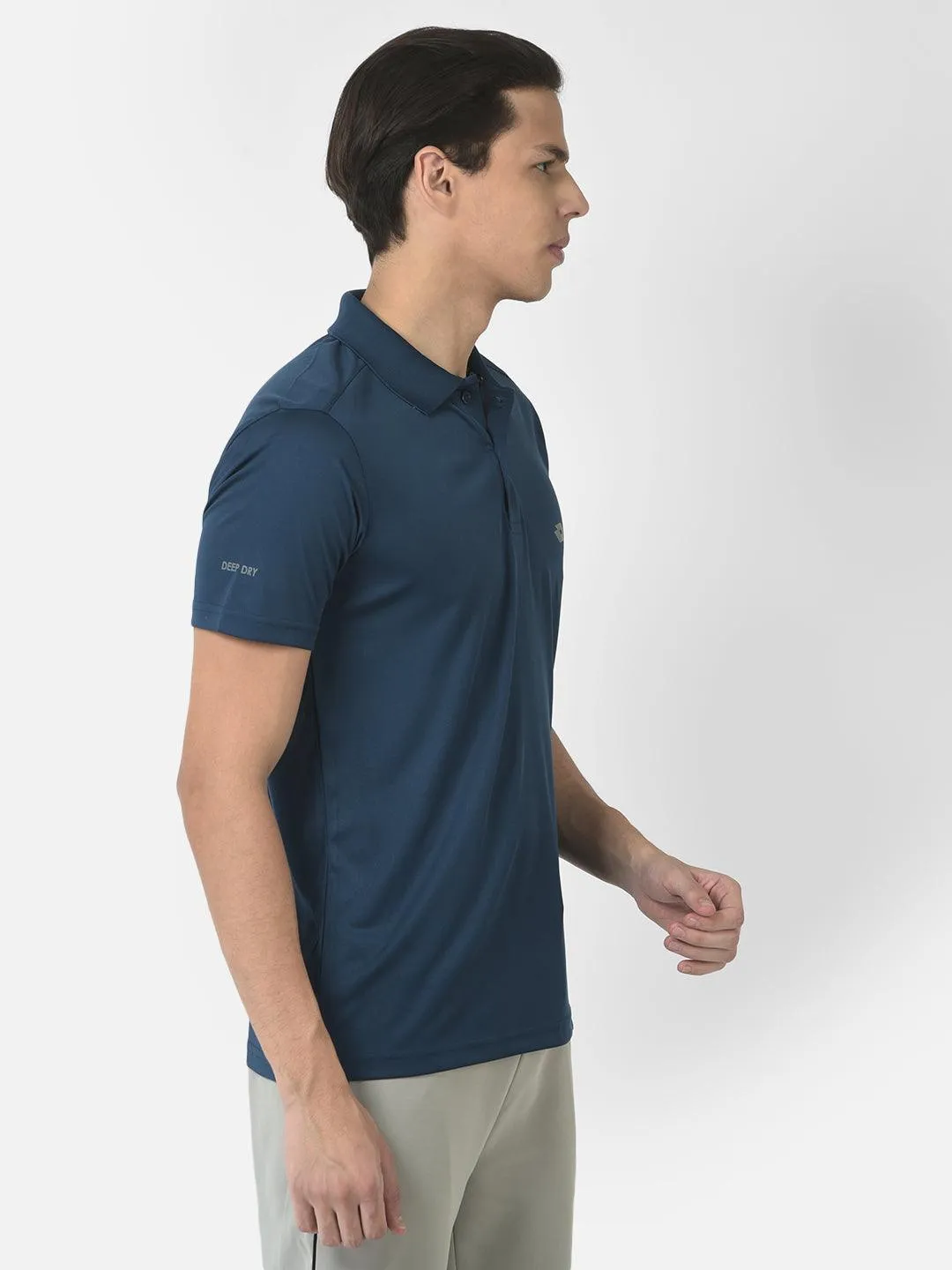 Lotto Men Blue Basic Bb Polo