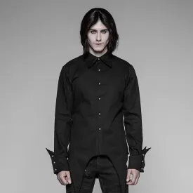 Men's Goth Asymmetric Shirt