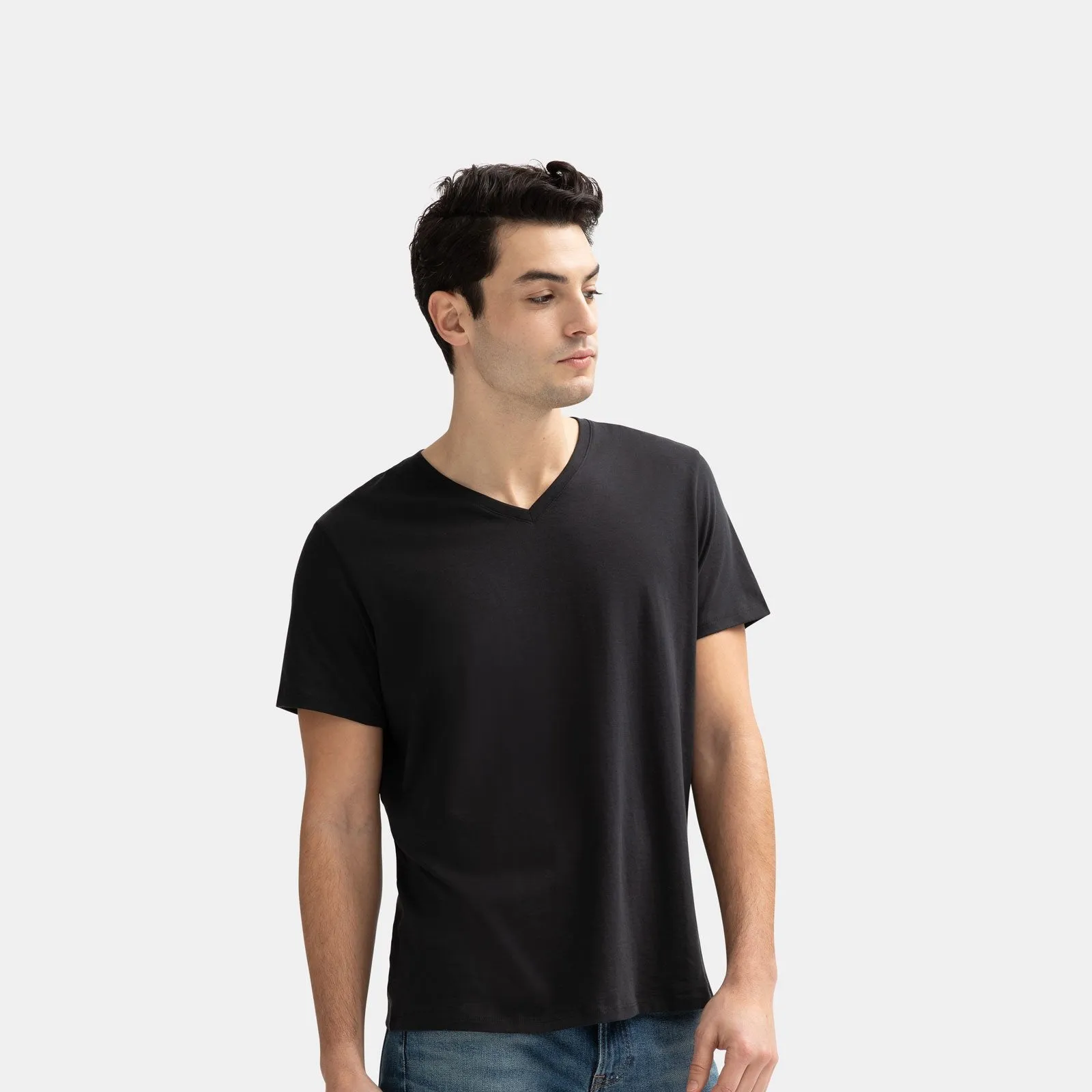 Men's Pima Cotton V-Neck T-Shirt