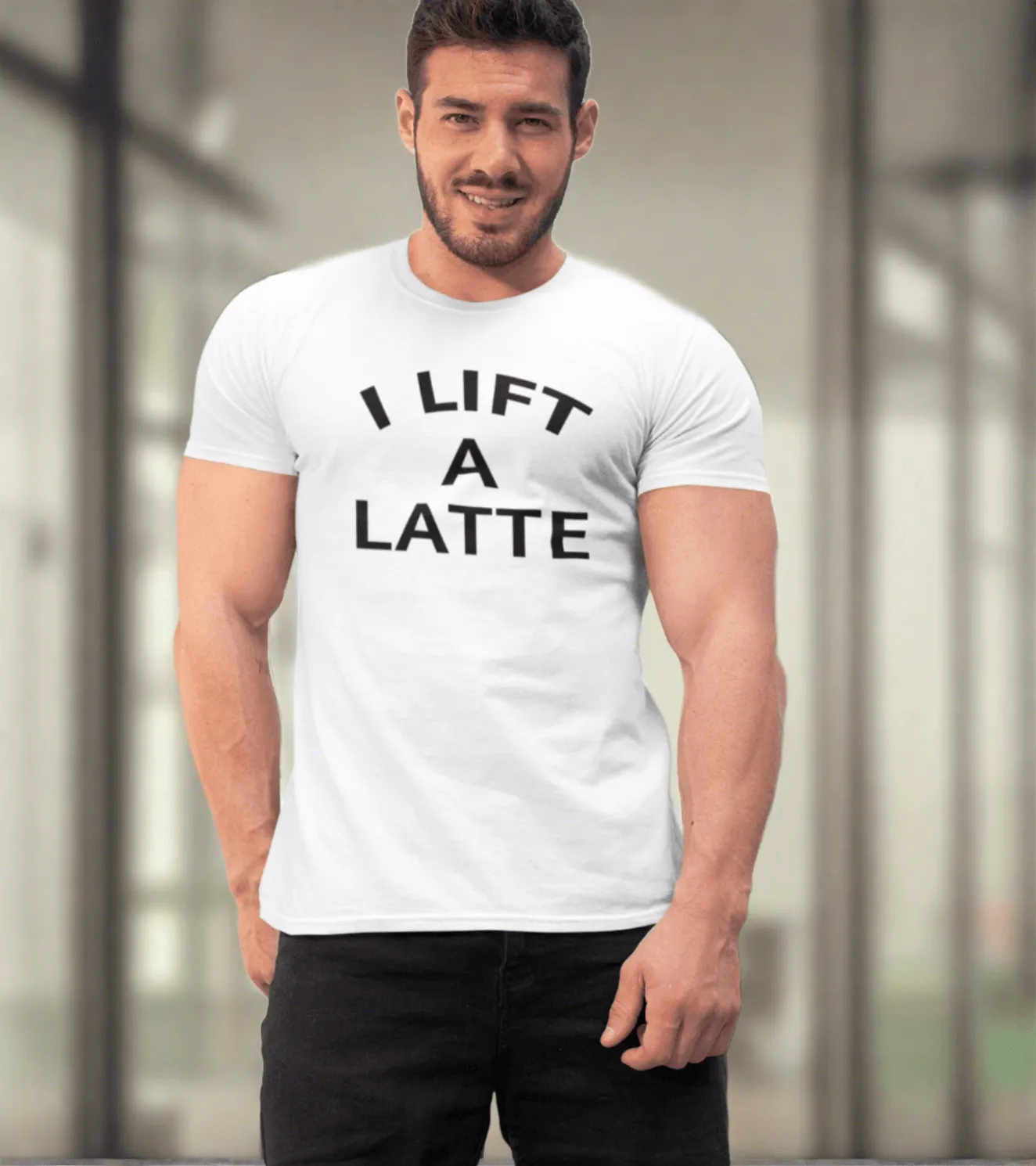 Men's "I Lift A Latte " T-Shirt