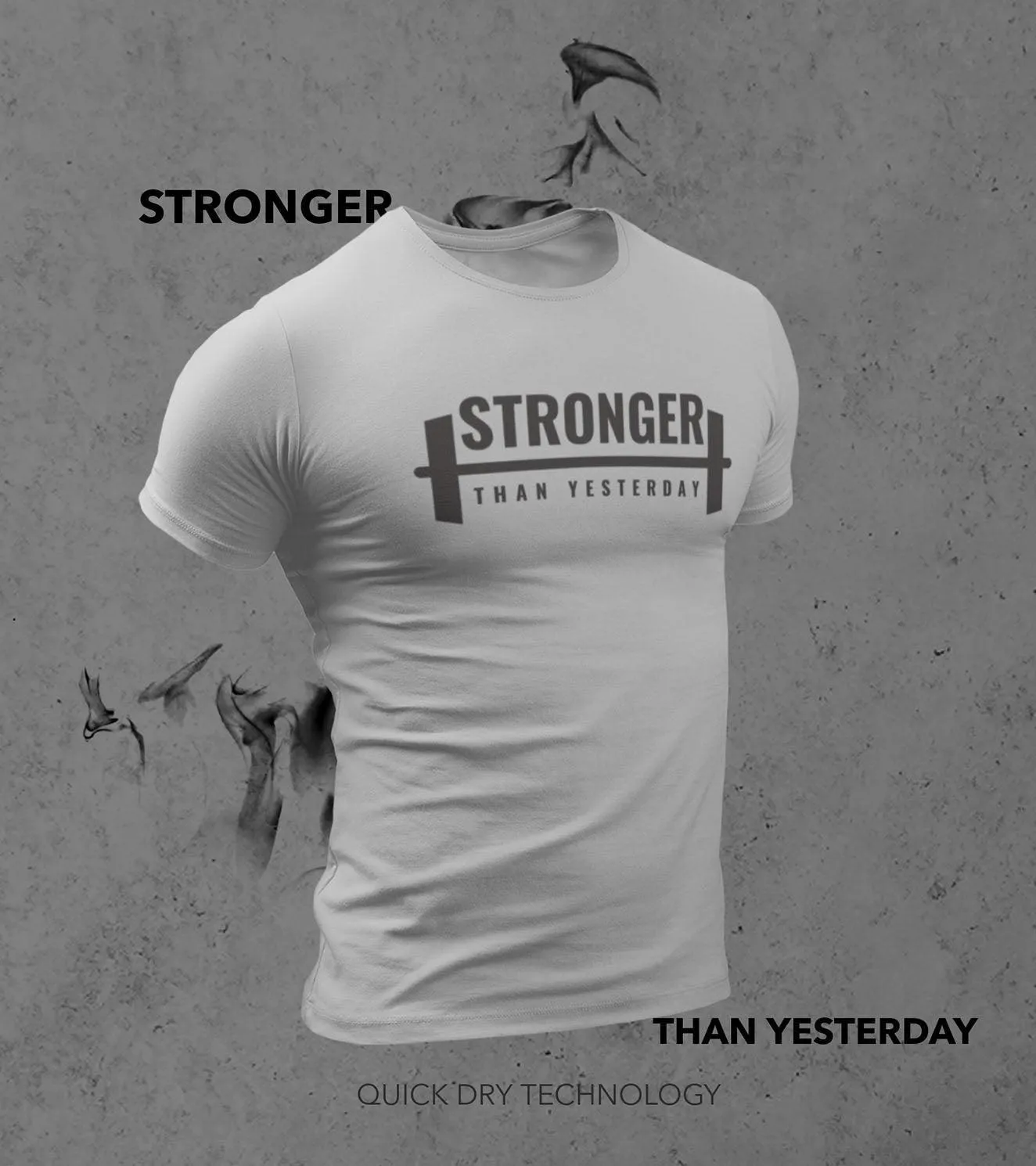 Men's "STRONGER THAN YESTERDAY" T-Shirt