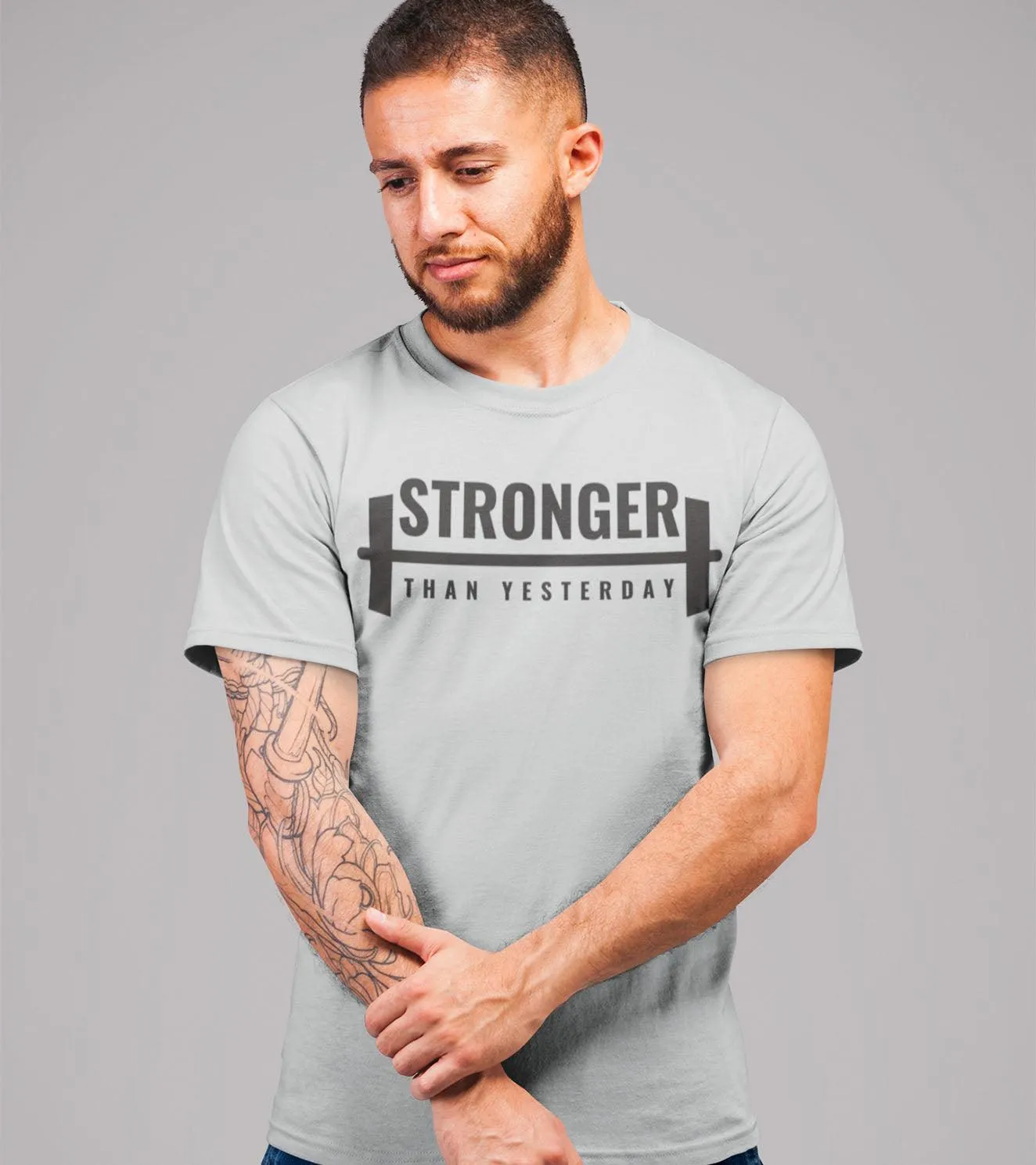 Men's "STRONGER THAN YESTERDAY" T-Shirt