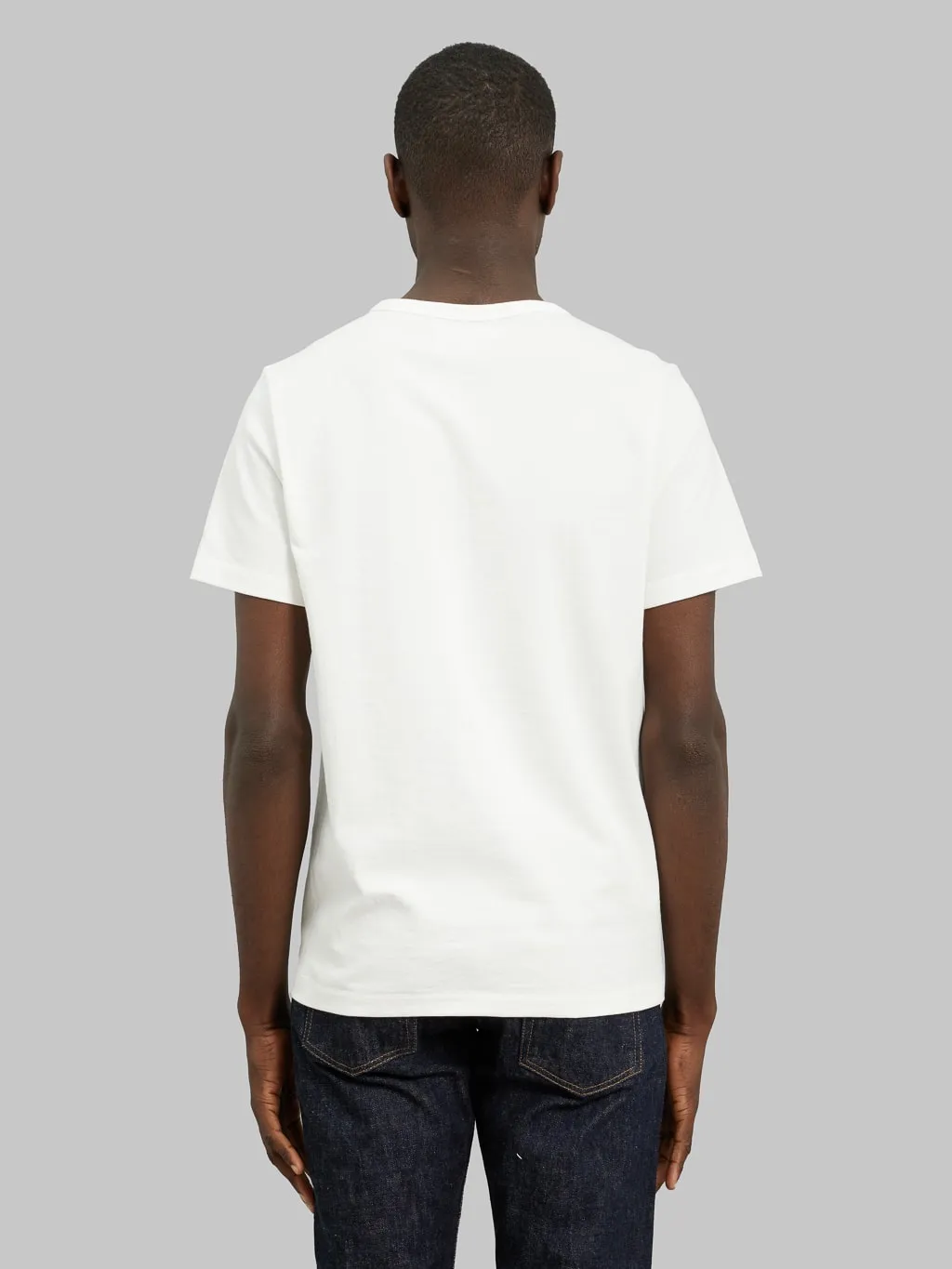 Merz b. Schwanen 215 2-Thread Heavyweight 8.6oz Crewneck Loopwheeled Classic Fit T-Shirt White