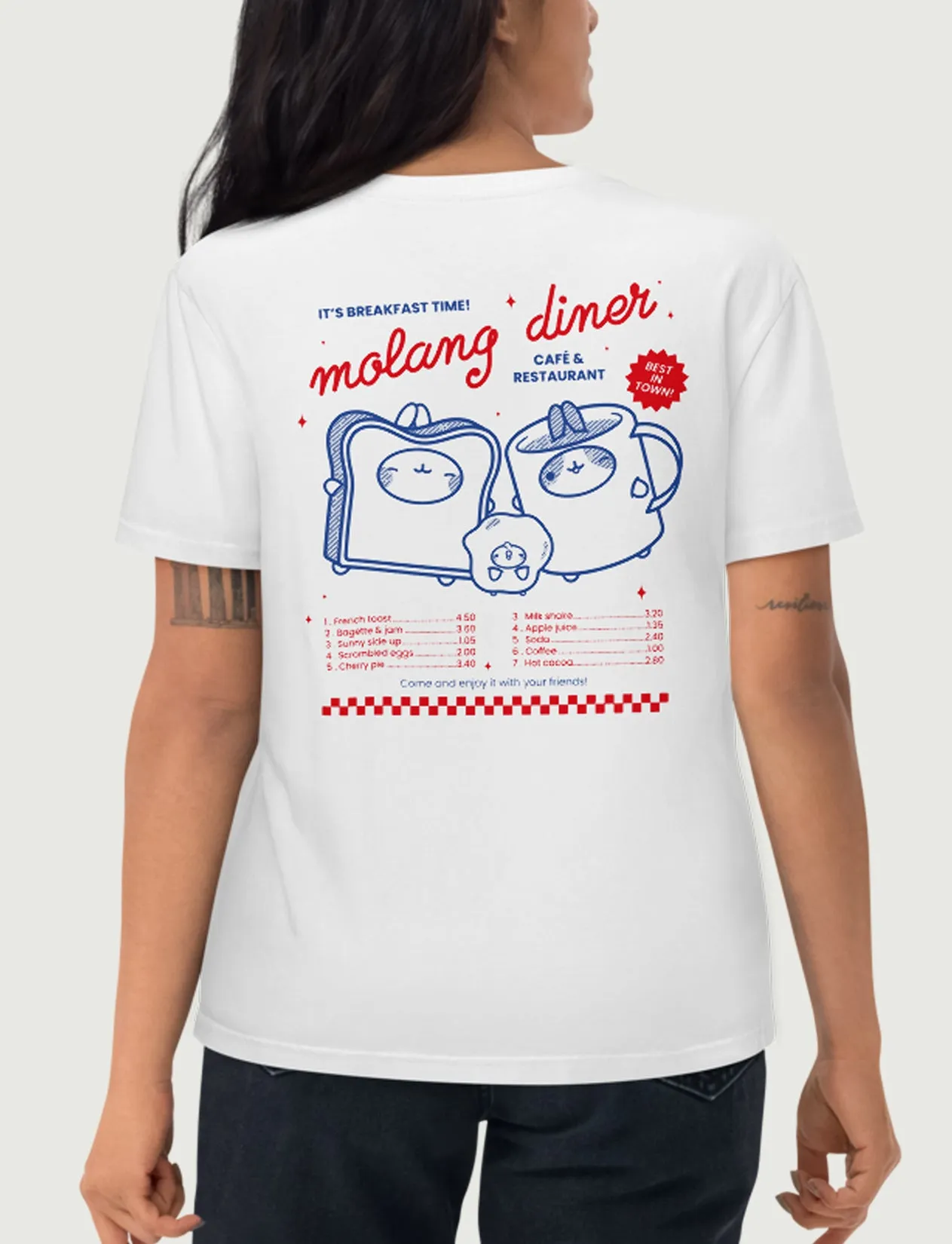 Molang Bicolor Diner T-shirt